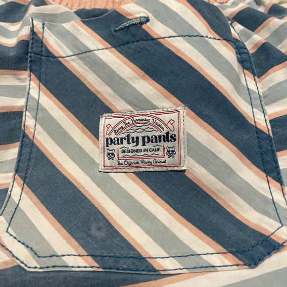 Part Pants Vintage swim shorts 5in inseam size large - Picture 3 of 4